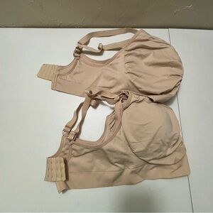 Motherhood Nursing Bras: Set of 2
Wireless w/ Adjustable Straps & Removable Pads